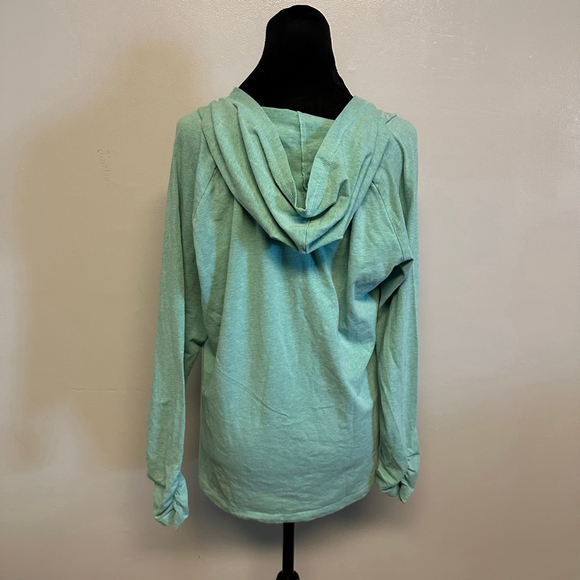 Women’s Puma hoodie long sleeve size XL mint Green lightweight pullover casual - Picture 5 of 7